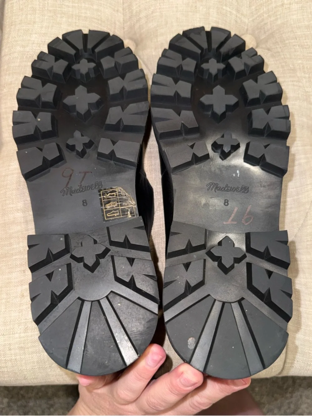 Madewell The Freya Platform Lugsole Mary Jane In True Black Leather Size 8 $158 - Picture 7 of 11